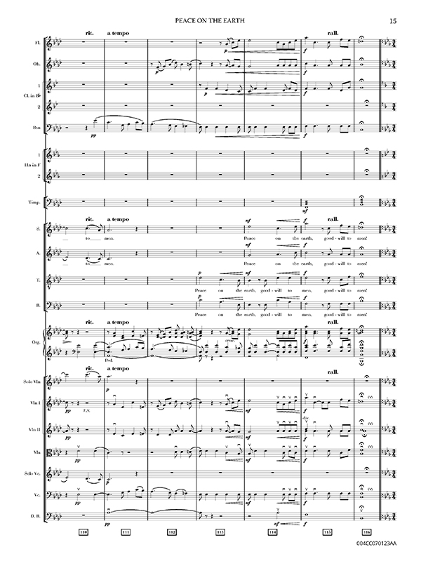 Peace on the Earth, Op. 38 preview 3