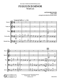 Fugue in D Minor, WAB 125 thumbnail 1