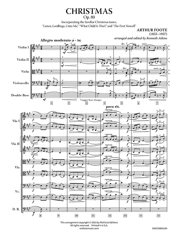 Christmas, Op. 80 preview 1